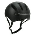 thumbnail image 4 of Casco de bicicleta ligero, ajustable, transpirable, con luces LED delanteras y traseras para desplazamientos en bicicleta, 4 of 12