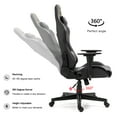thumbnail image 3 of Gaming Chair with Zodiac Star Sign, Capricorn Astrology Logo Ergonomic Computer Chair with Headrest Lumbar Support Recliner Height Adjustable Swivel Office Desk Chair, Constellation, 3 of 7
