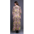 thumbnail image 4 of Bimba Kaftan Long de Plage à Fleurs pour Femmes, Tenue de Plage, Couvre-Maillot de Bikini, Robe Maxi - TG-3X, 4 of 5