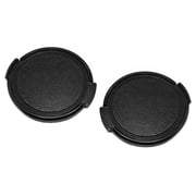 2x 55mm Front Lens Cap Cover Universal for Camera Lens & Filters, Snap-On Design, Dustproof Protective Lens Cap