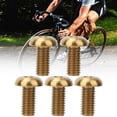 thumbnail image 3 of Pernos De Botella De Agua Rosca Apretada Y Delicada Pernos De Jaula De Botella De Agua Aleación De Titanio De Alta Resistencia Mano De Obra Cuidadosa Para Bicicleta EOTVIA M5*10 oro, 3 of 8