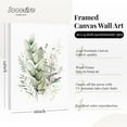 thumbnail image 2 of Watercolor Botanical Wall Art Set of 3 Boho Floral Canvas Wall Decor Prints Sage Green Wildflower Wall Art Modern Flower Pictures Botanical Painting for Bedroom Bathroom 12x16 Inch d, 2 of 6
