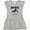 AC-Heather Grey, variant on Inktastic Powered By Ramen Cute Noodles Girls Toddler Dress