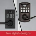 thumbnail image 2 of 917 SmartCode Contemporary Electronic Residential Lever featuring SmartKey Security in Matte Black, 2 of 4