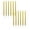 Gold*2, variant on 6 Pcs Metallic Birthday Candles, Long Thin Birthday Cake Candles Tall Skinny Cupcake Candles in Holders for Birthday Parties Wedding Decorations Party Supplies