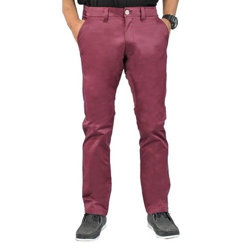 mens wine chinos