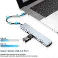 thumbnail image 3 of 8 In 1 Type-c Hub To Usb 3.0 Usb-c Hdmi Lan Rj45 Sd Tf Adapter For Macbook Laptop, 3 of 4