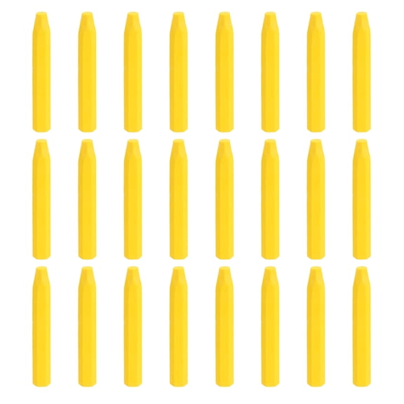 Uxcell 25 Pack Oil Pastels Set,  Soft Oil Colored Drawing Pastels Chalk Vibrant Color for Artists Art Supplies for Beginners Teachers, Yellow