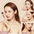 thumbnail image 4 of Huauoo Makeup Brush Set 20 Pcs, Foundation Powder Concealers Eye Shadows Blush Makeup Brushes, 4 of 9