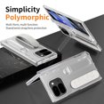 thumbnail image 7 of ELEHOLD Case for Google Pixel 9 Pro Fold, Anti-Drop Thin Hinge Protection Screen Protector Case with Strap & Kickstand,Clear, 7 of 7