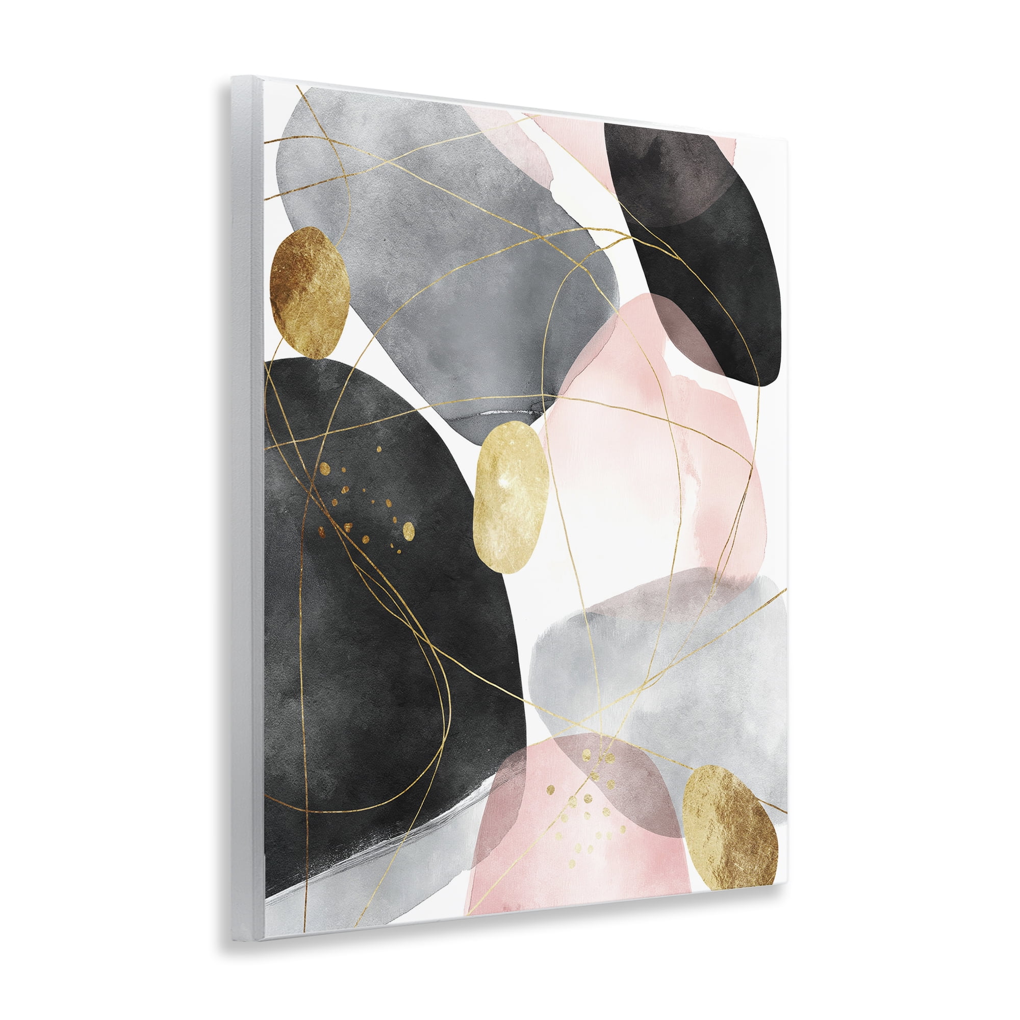 Stupell Industries Gilded Echoes Shapes Wall Plaque Art, design by Svetlana Aleynikova