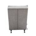 thumbnail image 6 of Linen Massage Chaise Lounge Indoor Chair, Electric Recliner Chair Sleeper Chair Upholstered Lounge Sofa with 5 Model & 2 Intensity Levels, Modern Long Lounger for Office Living Room, Light Grey, 6 of 7