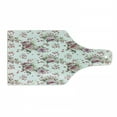 thumbnail image 1 of Floral Cutting Board, Vintage Style Blossoming Romantic Flower Arrangements Garden Art, Decorative Tempered Glass Cutting and Serving Board, in 3 Sizes, by Ambesonne, 1 of 2