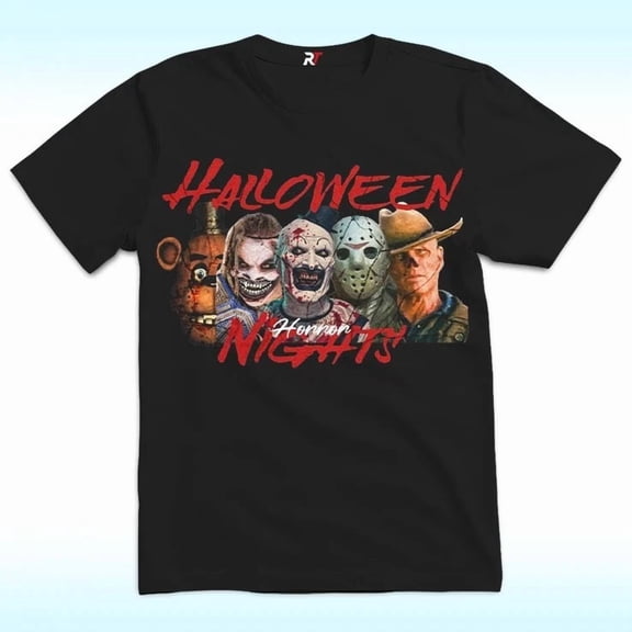 Halloween Horror Nights 2026 Black Unisex T-Shirt For Fan