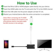 Universal Mhl Micro Usb To Hdmi Cable 1080 P Hd Tv Adapter For Android Phones Accessories