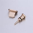 thumbnail image 4 of Matsuzay Puerto de carga de metal 3.5mm Auricular Jack Reemplazo de tapón antipolvo USB para XS 8 7 7 6 6S Plus Mini Tapón antipolvo Cables de audio/vídeo oro, 4 of 6