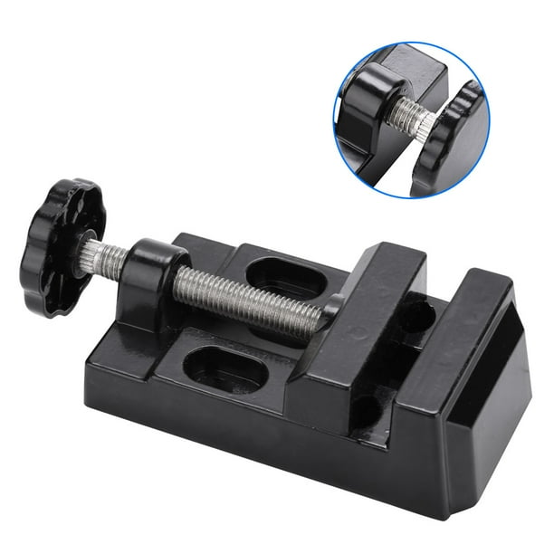 Herramienta de sujeción de tornillo de banco de mesa, minimáquina de tornillo de banco de mesa de aleación de aluminio para el hogar Mini tornillo de banco de mesa diseñado meticulosamente