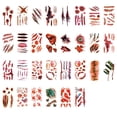 thumbnail image 1 of Adhesivo temporal para tatuaje, Halloween, horror, herida, cicatriz, 30 unidades, 1 of 5