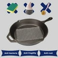 2 PCS Set Stainless Steel Skillet Cleaner Chainmail Cleaning Scrubber