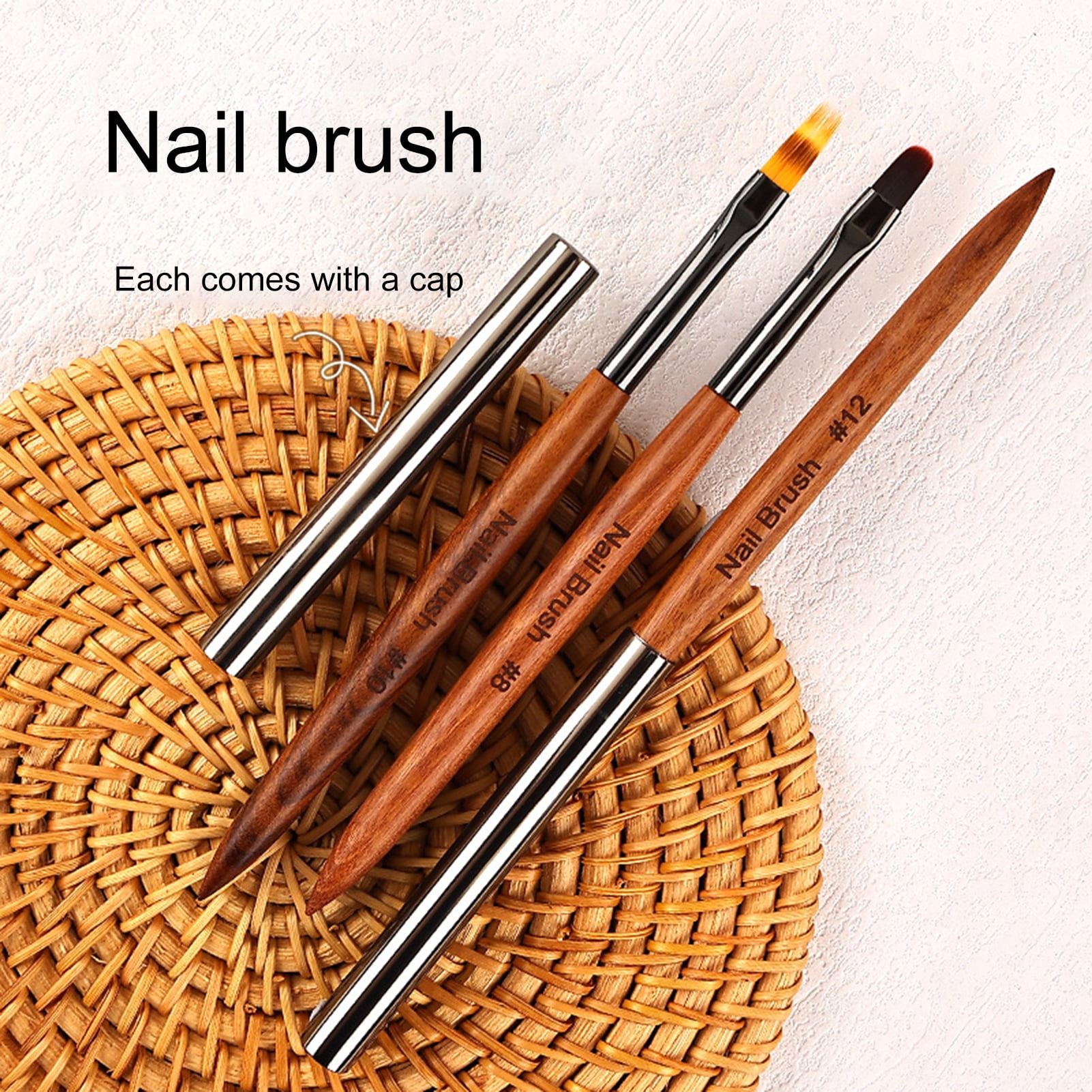 dianhelloya Nail Art Tools 1 Set Nail Drawing Pens Flexible Nib Delicate  Strokes DIY Nylon Bristles Honeycomb Dazzling Rod Acrylic Faux Pearl Pens  for