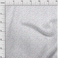 thumbnail image 3 of oneOone Tissu Polyester Lycra Blanc Floral Matériel de Robe Tissu Imprimé Tissu au Mètre 56 Pouces de Large, 3 of 4