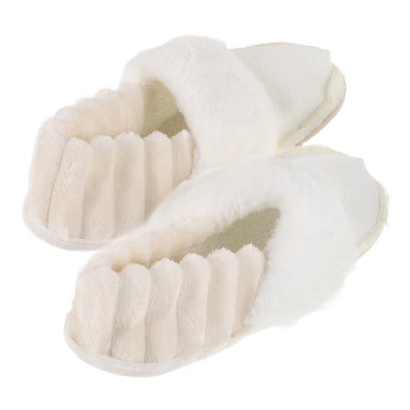 FUTUREORYY Removable Insole Clogs Plush 1 Pair 9.45X3.54X3.54In