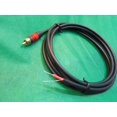 thumbnail image 2 of KLYNE- 4 Ft Dc Pro Speaker Subwoofer Shielded Cable, Gold Rca To Bare Wire., 2 of 2