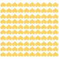 thumbnail image 4 of Decoración de pared espejo acrílico corazón pegatina autoadhesiva 3D calcomanía para niños dormitorio sala de estar, dorado 100 Piezas Advancent HA002694-03, 4 of 6