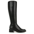 thumbnail image 2 of Franco Sarto Women's Geralyn Knee High Boot Black Faux Leather Wide Calf 8.5M, 2 of 5