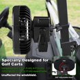 thumbnail image 2 of Ventilador Recargable para Carro de Golf Roykaw 10400mAh con Luz LED, 2 of 7