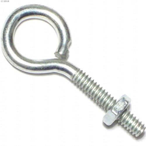 Hard-to-Find Fastener 014973239824 Eye Bolt Zinc, 3/16 x 2-Inch, 10-Piece