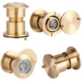 thumbnail image 5 of Large Door Peephole 28mm Wide Viewing Angle Door Viewer with Heavy Duty Privacy Cover(Gold), 5 of 5