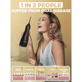 thumbnail image 3 of Oralfree Water Flosser for Teeth Cleaning, Cordless Oral Irrigator with 5 Jet Tips, 4 Modes, IPX7 Waterproof, 250ML Tank, for Braces, Travel and Home Use, Black, 3 of 9