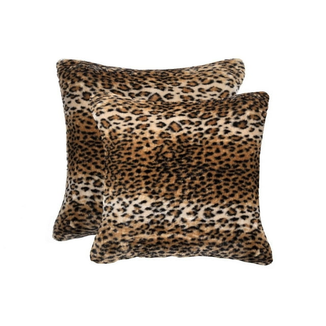 COUSSIN EN FAUSSE FOURRURE BELTON 18"X18" 2 PQT