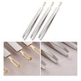 thumbnail image 2 of 3Pcs Stainless Steel Eyebrow Repair Tools Brow Shaping Tweezers Acne Cleaner, 2 of 9