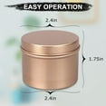 thumbnail image 5 of SUTENG Candle Tin 18 Pcs, Candle Containers, Candle Jars for DIY Candle Making, Arts & Crafts, Storage and Holiday Gifts, 5 of 5