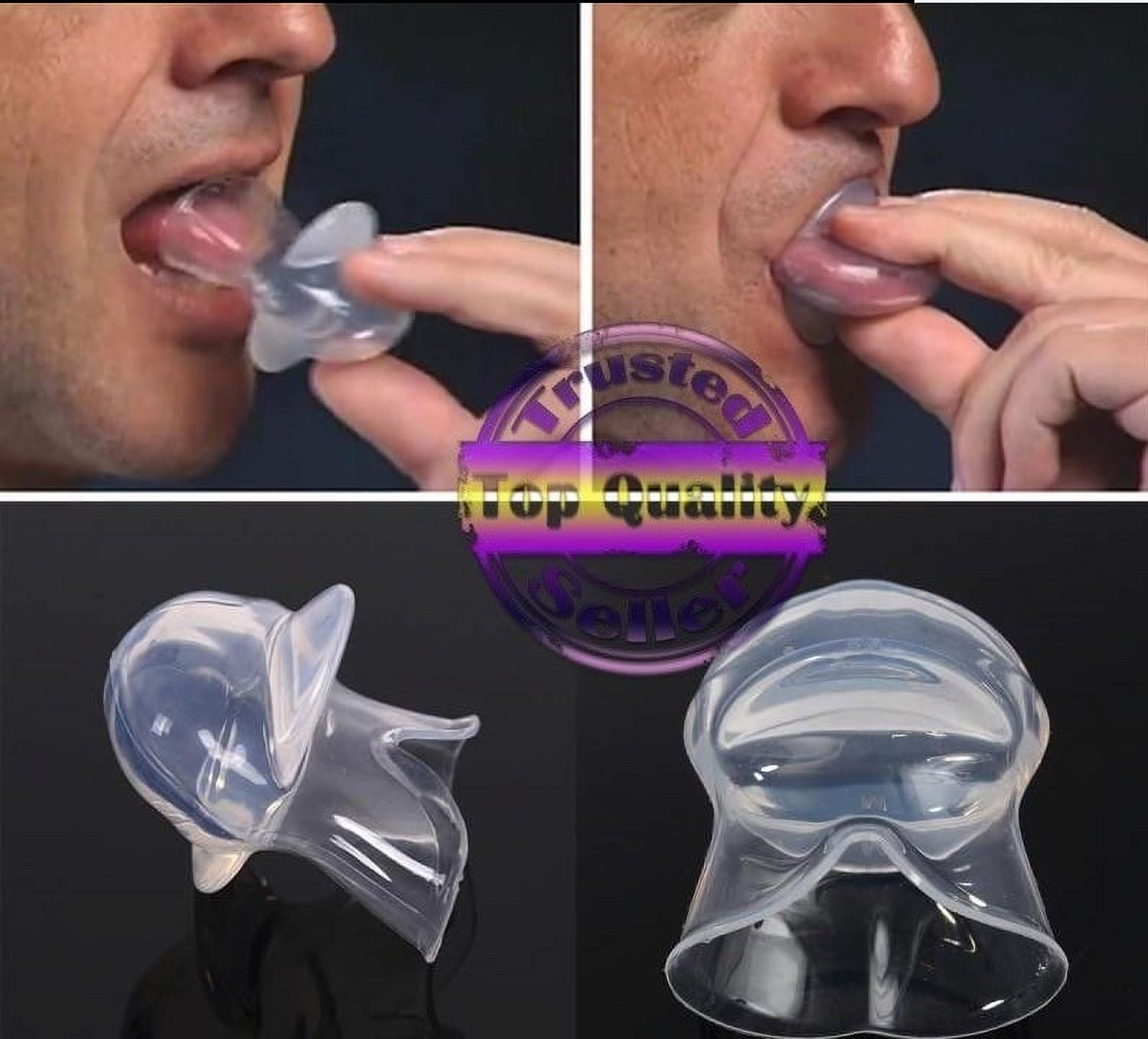 2021 Brand New Style Silicone Anti Snoring Tongue Device Sleep Apnea Aid  Stop Snore Stopper Sleeve