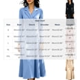 thumbnail image 2 of Gytharion Women's Double Breasted Blazer Dresses Lapel Collar A-Line Dresses Long Sleeve Classic Stylish Midi Dresses for Special Occasions, 2 of 6