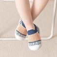 thumbnail image 5 of Fesfesfes Baby Spring Summer First Walking Shoes Boys Girls Knit Indoor Floor Shoes Non-slip Breathable Sweat Toddler Breathable Non-Slip Design Shoes (Orange#1,24-30 Months), 5 of 5