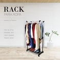thumbnail image 3 of Rack Colgador para Ropa Idea Nuova Negro 25 Kg, 3 of 8