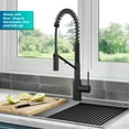 thumbnail image 3 of KRAUS Oletto 2-in-1 Commercial Style Pull-Down Single Handle Water Filter Kitchen Faucet for Reverse Osmosis or Water Filtration System in Matte Black, 3 of 18