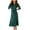 Army Green, variant on Kmdttou Women's Summer Sweater Mid-Length Sweater Dress Round-neck Puffy Sleeves Solid Color Knitted Skirt,Fashionable Casual Dresses for Women 2025