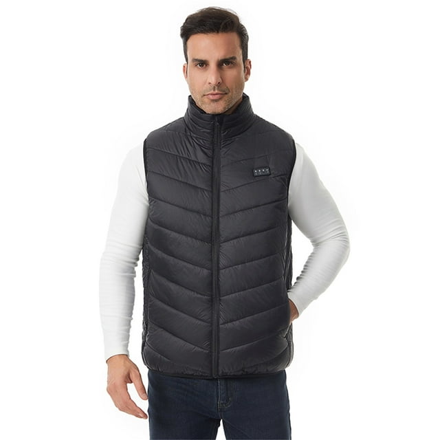 Heated Vest Winter Thermal Warming Sleeveless Jacket With Heat Tech For Cold Weather Outdoor Activities