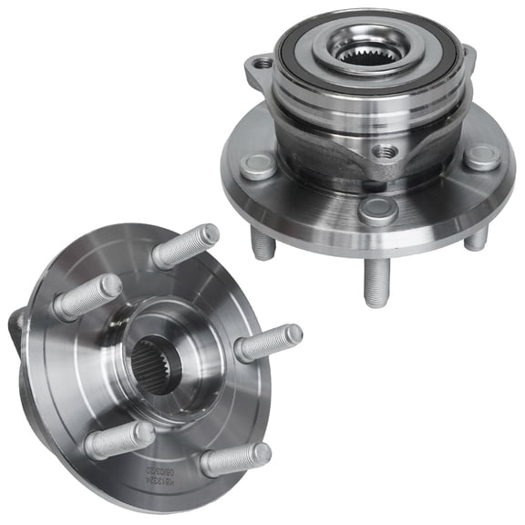 Detroit Axle - 2 Front Wheel Hub Bearings for Jeep 2011-2021 Grand Cherokee 2011-2024 Dodge Durango, 2012 2013 2014 2015 2016 2017 2018 2019 2020 Replacement