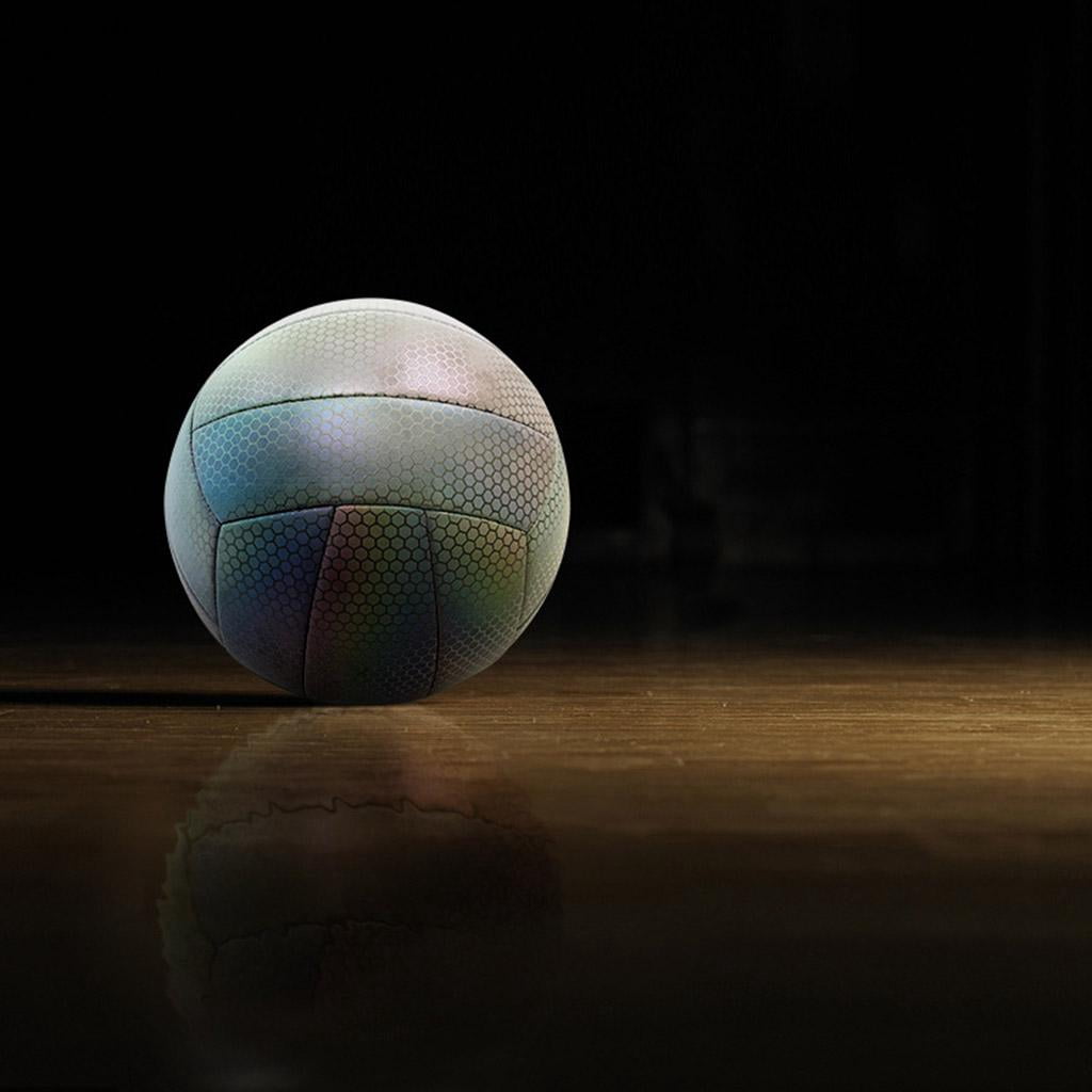 Glowing Reflective Volleyball Night Game Equipment for Sports Training Gym