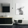 thumbnail image 3 of Stupell Industries Bunny Bathroom Splash Animals & Insects Painting Gallery Wrapped Canvas Art Print Wall Art, 36 x 48, 3 of 8