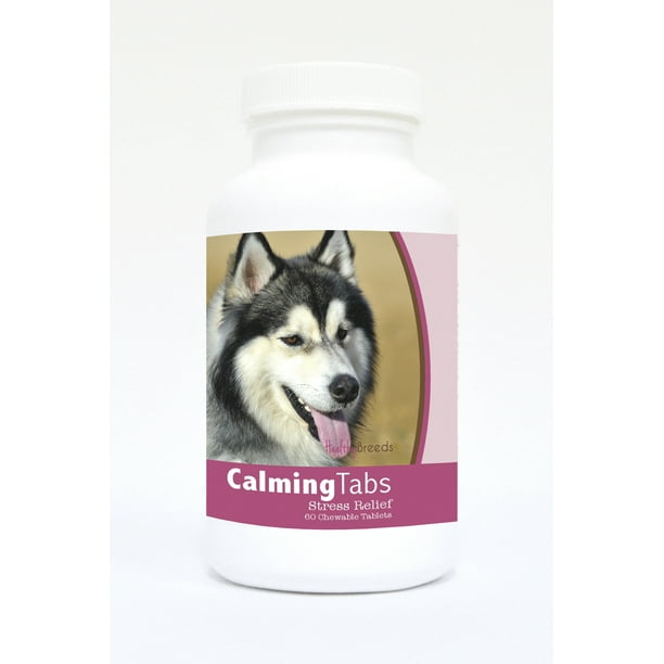 Healthy Breeds Dog Natural Calming Support Supplement for Siberian Husky, Stress Relief Chewable