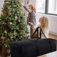 thumbnail image 4 of Waterproof Christmas Tree Storage Bag – Heavy-Duty Oxford Fabric Cover with Dustproof Zipper (45x13x12in), 4 of 6