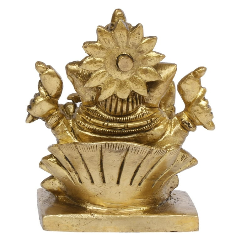 Small Ganesha Brass Idol for 2024 desk