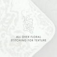 thumbnail image 4 of Noble Linens Light Gray 3 Piece Distressed Damask Reversible Print Quilt Set, Queen / Full, 4 of 8